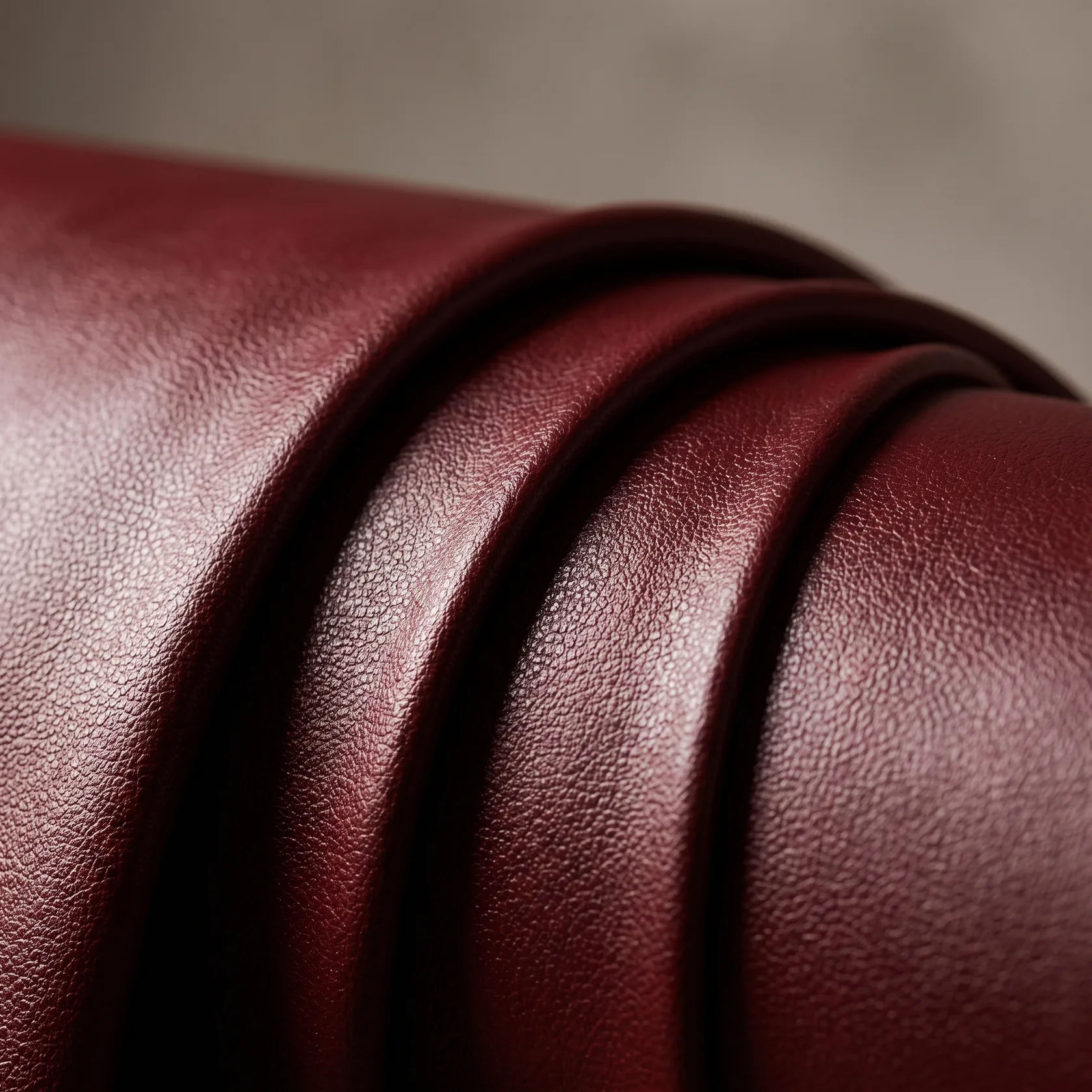 Textura de tela técnica símil cuero en tono oxblood